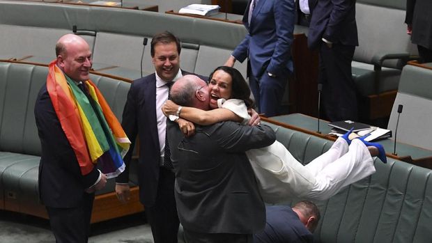 Parlemen Australia Setuju Pernikahan Sesama Jenis