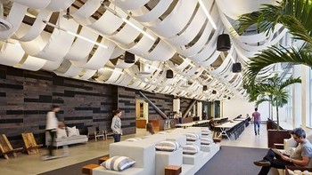 Kalau ini adalah kantor perusahaan layanan penyimpanan cloud, Dropbox. Foto: Office Snapshot