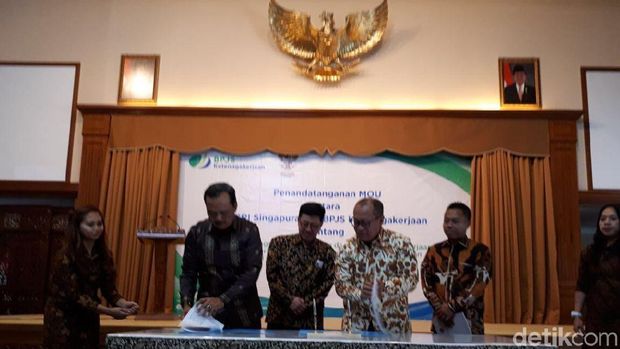 BPJS Ketenagakerjaan kerja sama dengan KBRI Singapura