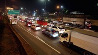 Tol JORR S menuju Jagorawi (tol yang menghubungkan Pondok Pinang dengan Jagorawi dan Kampung Rambutan). Rengga Sancaya/detikcom.