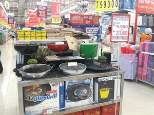 Promo Alat Barbeku di Transmart dan Carrefour