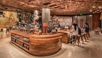 Ada 3 coffee bars di dalam Starbucks Shanghai. Ketiganya menawarkan minuman unik yang tidak ditemui di Starbucks manapun. Foto: Istimewa