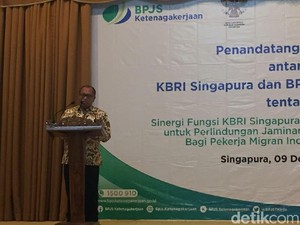 BPJS Ketenagakerjaan dan KBRI Singapura Kerja Sama Lindungi Pekerja RI