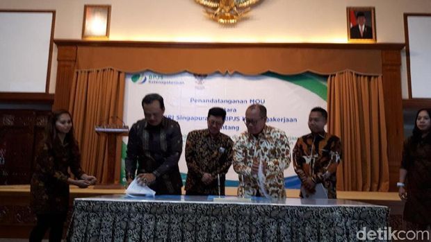 BPJS Ketenagakerjaan kerja sama dengan KBRI Singapura