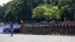 Gatot Serahkan Tongkat Komando Panglima TNI ke Hadi Tjahjanto