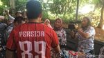Berkaus Persija, Sandiaga Tinjau Kantor Kecamatan Kebayoran Baru