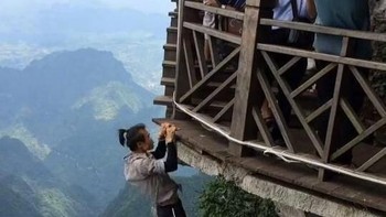 Yong Ning biasanya membagikan video menantang maut di Meipai. Di mana dia memiliki sekitar 235 ribu fans. Foto: Yong Ning