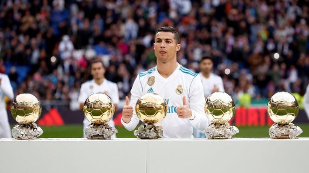 Ronaldo gagal mendapatkan trofi Ballon d'Or 2018.