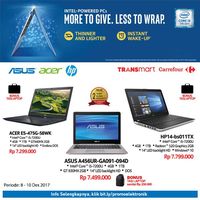 Beli Laptop di Transmart dan Carrefour Dapat Bonus Tas