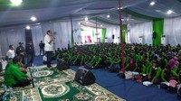 Djan Faridz memberikan pembekalan.