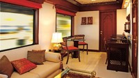 Maharajas Express juga dilengkapi dengan dua restoran, bar, lounge, salon dan spa, serta pusat kebugaran. Seperti dalam hotel berjalan! (Maharajas Express)