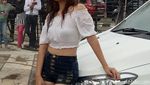 Cewek Seksi Cuci Mobil dan Pameran Otomotif Makassar