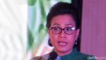 Cantiknya Sri Mulyani Berkebaya Hijau di Perayaan Natal Kemenkeu