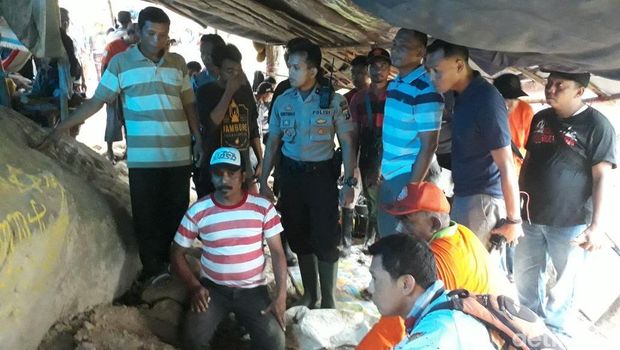 Lokasi lubang yang dianggap harta karun Bung Karno/