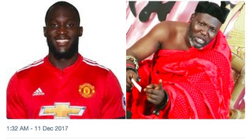 Lukaku di awal musim dan Lukaku paruh musim. Foto: Screenshot Twitter
