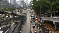 Kondisi ini difoto dari JPO LIPI (Foto: Indra Komara/detikcom)