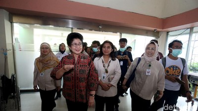 Menkes Sambangi RSPI Sulianti Soeroso Cek Pasien Difteri