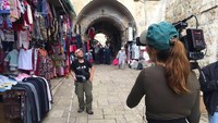 Destinasi yang baru saja dia kunjungi adalah Yerusalem (Tony the Traveler/ Facebook)