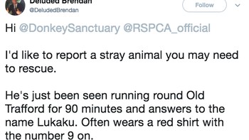 Akun parodi Brendan Rogers pun sampai ikut berkomentar. Foto: Screenshot Twitter