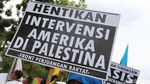 Gelombang Unjuk Rasa Terus Mengalir di Depan Kedubes AS