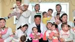 Foto: Wajah Ceria Kim Jong-Un Saat Kunjungi Berbagai Tempat di Korut