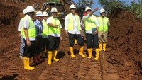 Kementerian Pekerjaan Umum dan Perumahan Rakyat (PUPR) membangun 2 Bendungan di Ciawi dan Sukamahi yang merupakan bagian dari rencana induk penanggulangan banjir Jakarta. Pool/PUPR.