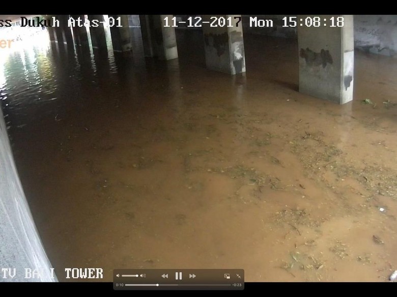 Banjir di Underpass Dukuh Atas, Kendaraan Tak Bisa Lewat Banjir di Underpass Dukuh Atas, Kendaraan Tak Bisa Lewat