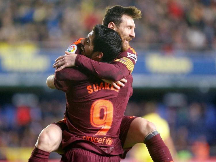 Messi-Suarez Kokohkan Barca di Puncak Klasemen