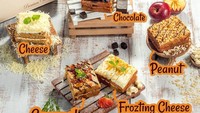 Dude Herlino membuka Jogja Scrummy di kota gudeg dan sambutan masyarakat sangat hangat ternyata, Lembutnya cake yang dipadu kulit pastry dan krim ini meleleh di mulut.  Foto: Instagram