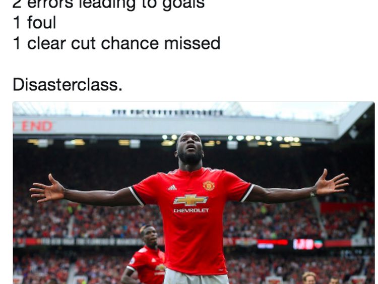 MU Ditumbangkan City, Lukaku Jadi Sasaran Olok-Olok Netizen