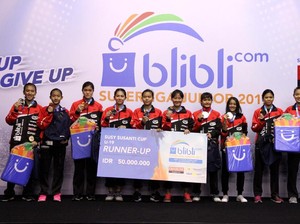 Hasil Lengkap Superliga Badminton Junior 2017