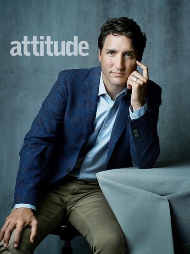 Gantengnya PM Kanada Justin Trudeau Jadi Model di Majalah LGBT