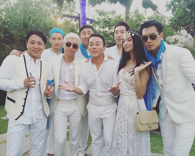 Raline Shah bahkan kondangan bareng dengan Seungri. Duh bikin iri! Tampaknya Raline dan Seungri memiliki mutual friend yang membuat keduanya bisa saling mengenal dan dekat.  Foto: dok. Instagram (Raline Shah)