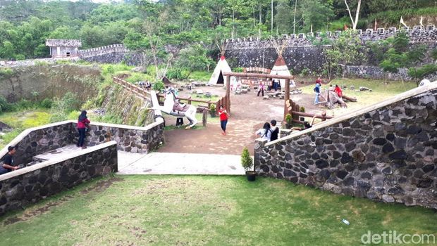 Tempatnya luas ala Kastel Eropa (Shinta/detikTravel)