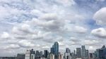 Foto: Terik dan Awan di Langit Jakarta Pasca Hujan Ekstrem