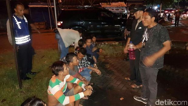Operasi cipta kondisi di Kota Semarang.