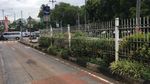 Di Lokasi Ini Pemotor Terjepit Bus di Jalur TransJ 
