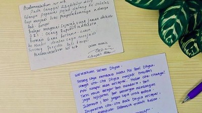 Lucu, Balas-balasan Surat Sri Mulyani dan Siswa SD