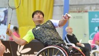 Adapun untuk predikat atlet paralimpiade putra terbaik alias Para Badminton Male Player of The Year direbut Kim Jungjun (Korea). (Alan Spink via BWF)