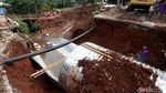 Perbaikan Jembatan Ambles di Citayam Terus Dikebut