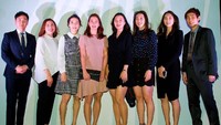 Yang ini, para pemain putri Korea. Beruturan nomor tiga dari kiri  Jung Kyung Eun, Chang Ye Na, Shin Seung Chan, Lee So Hee, Sung Ji Hyun, dan Son Wan Ho. (BWF)