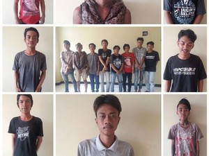 Anak Punk dan Pak Ogah Terjaring Razia di Tangerang