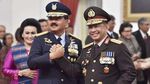 Potret Akrabnya Panglima-Kapolri: Ngopi Bareng dan Pelukan Erat