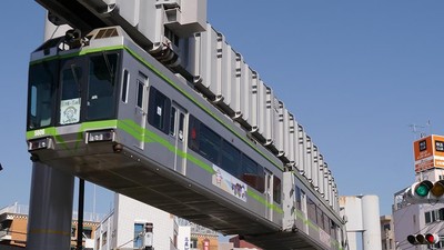 Canggih! Ada Monorail Terbalik di Jepang