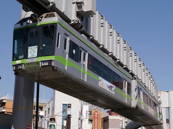 Canggih! Ada Monorail Terbalik di Jepang