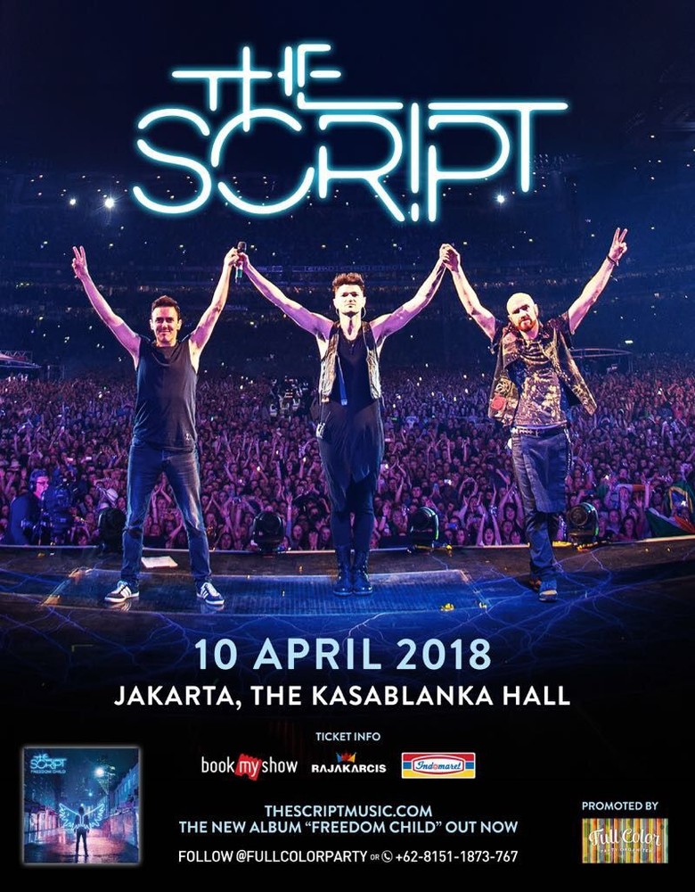 Gelombang Konser Berlanjut, The Script ke Jakarta April 2018 Gelombang Konser Berlanjut, The Script ke Jakarta April 2018