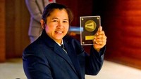 Para Badminton Female Player of The Year menjadi milik Amnouy Wetwithan (Thailand). (Edwin Leung via BWF)