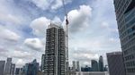 Foto: Terik dan Awan di Langit Jakarta Pasca Hujan Ekstrem