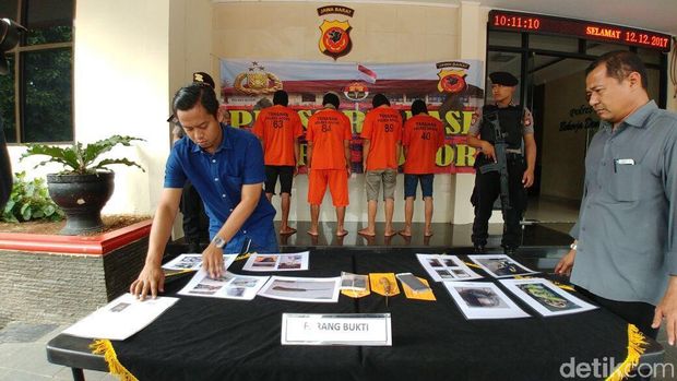 Pria Terpotong di Eks Stasiun Gunungputri Dibunuh, 4 Pelaku Dibekuk