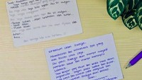 Sri Mulyani juga membalas surat dari Rashiqa Cintana dan mendoakannya jadi perempuan hebat dan mampu memimpin Indonesia. Istimewa/Instagram/@smindrawati.